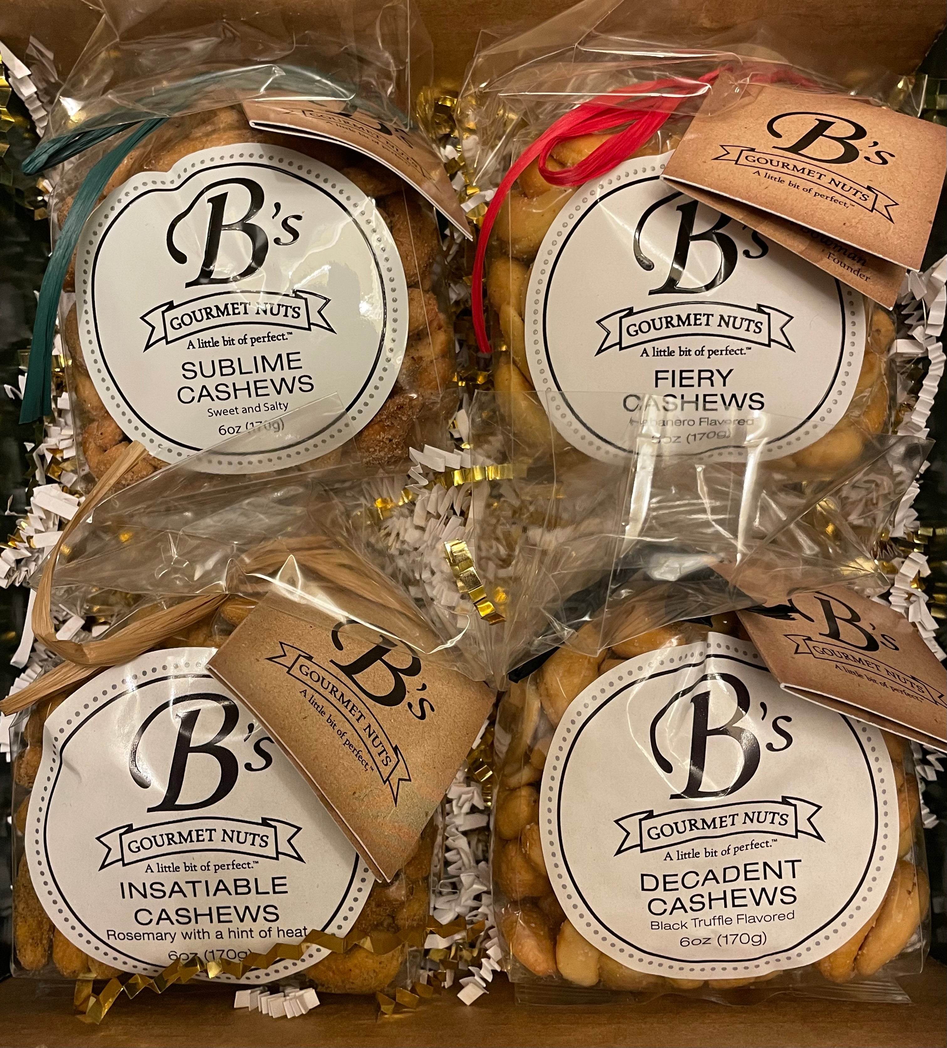 gourmet flavored nuts