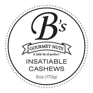 Single Bag - Insatiable Cashews (Rosemary with a hint of heat)