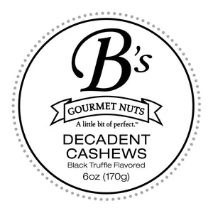 Single Bag - Decadent Cashews (Delicately flavored with Black Truffle)
